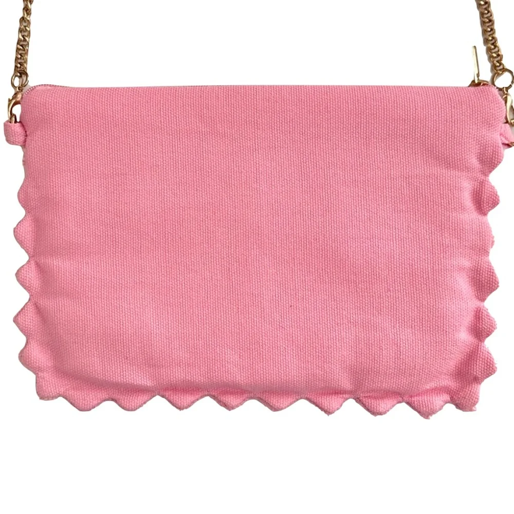 Lily Posh Ramen Crossbody Mini Clutch Phone Bag, Sm. Beaded Bag Shrimp - Picture 4 of 4